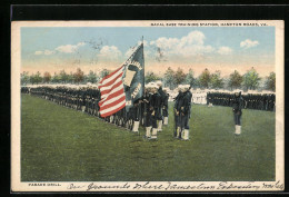 AK Hamptons Roads, Va., Parade Drill, Naval Base Training Station - Warships