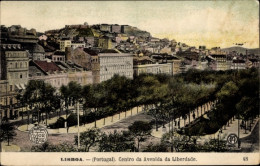 CPA Lisboa Lissabon Portugal, Centro Da Avenida Da Liberdade - Andere & Zonder Classificatie