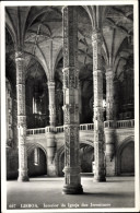 CPA Lissabon Lissabon Portugal, Innenraum Der Hieronymus-Kirche - Andere & Zonder Classificatie