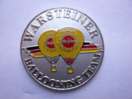 Pin S   MONGOLFIERE BIERE WARSTEINER BALLOONTING TEAM TBQ 3 Cm - Airships