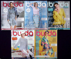 BURDA MAGAZINE : Lot De 10 Numéros Avec Patrons ANNEE 2019 Et MODES & TRAVAUX, Très Bon Etat - Huis & Decoratie
