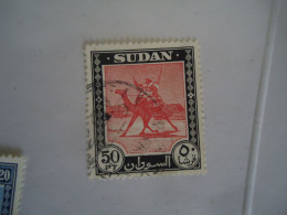 SUDAN  USED    STAMPS     1948 CAMELS  50  PT - Sudan (1954-...)