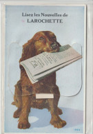 Lisez Les Nouvelles De Larochette ( Chien ) Carte à Système - Larochette
