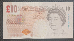 BANKNOTES 10 POUND STERLING  BANK OF ENGLAND  - XF, - 10 Pounds