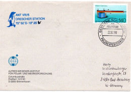 85834 - Bund - 1990 - 140Pfg Made In Germany EF A Bf DEUTSCHE SCHIFFSPOST POLAREXPEDITIONEN ... -> Bad Homburg - Other & Unclassified