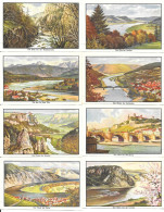 DL92 - SERIE COMPLETE CHROMOS MARGARINE HOMANN - FLEUVES ALLEMANDS - DEUTSCHE FLUSSE - Other & Unclassified