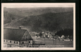 AK Ober-Holzhau Im Erzgeb., Ortsansicht Von Einem Berg Aus Gesehen - Holzhau
