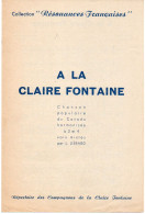 A La Claire Fontaine - Scores & Partitions