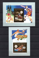 Guinea 1992 Set Sheets Gold/Olympic Stamps (Michel Bl.417/18) Nice MNH - Guinea (1958-...)