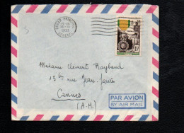 A O F SENEGAL LETTRE POUR LA FRANCE 1953 - Briefe U. Dokumente