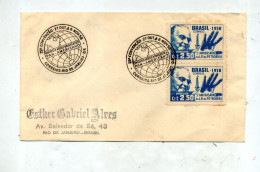 Lettre Cachet Rio De Janeiro Congres Pan-amerique - Brieven En Documenten