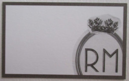 Carte De Visite PALACE HOTEL LE ROYAL MONCEAU Avenue Hoche PARIS - Visiting Cards