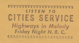 Meter Cut USA Radio - NBC - Cities Service - Highway In Melody - N.B.C. - Non Classés