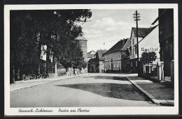 AK Hessisch-Lichtenau, Strassenpartie Am Obertor - Lich