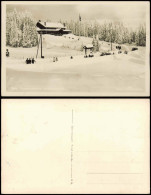 Postcard Oslo Kristiania Frognerseterans, Sport Restaurant Winter 1930 - Norvegia