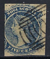 Nouvelle-Ecosse Ca. 1860: Découpé D'entier Du 5c - Gebraucht