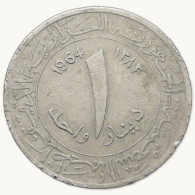 Pièce De Monnaie Algérie - 1964 ١٣٨٣ - 1 Dinar - (N0155) - Algeria
