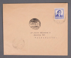 CHILE 1955 CC CON MAT TERRITORIO CHILENO ANTARTICO ANTARCTICA - Research Stations