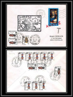 98553 La Loire A615 Détroit D'Ormuz Oman Taxé Annulé 10/11/1987 France St Pierre Et Miquelon Naval Navale Lettre Cover - Impuestos