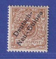 Deutsch-Neuguinea 3 Pfg Hellockerbraun Mi.-Nr. 1b Ungebraucht * - Deutsch-Neuguinea