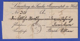 Österreich Dienstbrief Mit Rundstempel HALL IN TIROL Von 1885 - ...-1850 Préphilatélie
