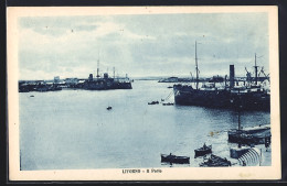 Cartolina Livorno, Il Porto - Livorno