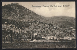 Cartolina Montecassino, Panorama Della Badia Veduta Dal Cassino - Sonstige & Ohne Zuordnung