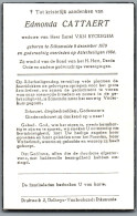 Bidprentje Diksmuide - Cattaert Edmonda (1879-1964) - Devotion Images