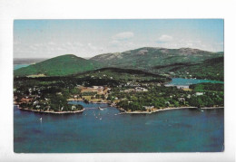 AERIAL VIEW OF NORTHEAST HARBOR ON MOUNT DESERT ISLAND....GILPATRICK COVE SITE OF THE NORTHEAST HARBOR FLEET.... - Altri & Non Classificati