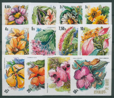 Guinea 1974 Einheimische Blumen 688/99 B Postfrisch - Guinea (1958-...)