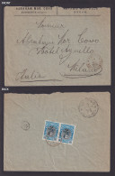 BULGARIA 1903, Advertising Cover From Ruse To Milan Italy - Covers & Documents