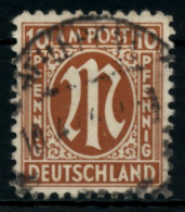 BIZONE AM-POST Nr 6z Gestempelt X760B72 - Gebraucht