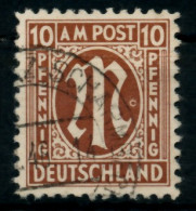 BIZONE AM-POST Nr 6z Gestempelt X760B66 - Gebraucht