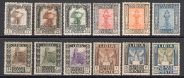 1921 Libia, Pittorica Filigrana Corona N. 21/31 Dentellata 14 - MNH** - Lusso - Libia