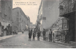 L'ESCARENE - La Route Nationale - Rue Du Château - état - L'Escarène