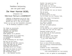 Kamiel Boel (1916-1986) - Santini