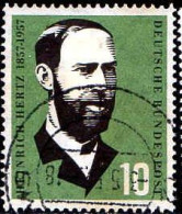RFA Poste Obl Yv: 131 Mi:252 Heinrich Hertz Physicien (TB Cachet Rond) - Fisica