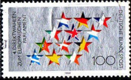 RFA Poste Obl Yv:1552 Mi:1724 4.Direktwahl Zum Europäischen Parlament (Dents Courtes) - Comunità Europea