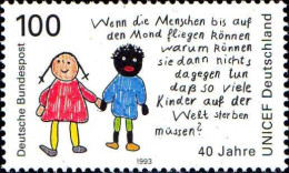 RFA Poste N** Yv:1512 Mi:1682 40.Jahre Unicef Deutschland - UNICEF