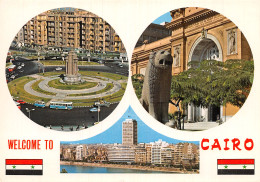EGYPTE LE CAIRE COLONNES DE PAPYRUS DU TEMPLE D AMON - Le Caire