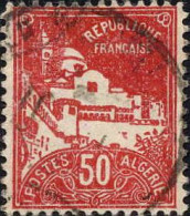 Algérie Poste Obl Yv: 79A Mi:102 Alger Grande Mosquée De La Pêcherie (Beau Cachet Rond) - Mosques & Synagogues