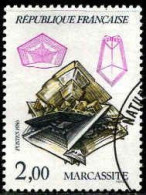 France Poste Obl Yv:2429/2432 Série Nature De France 4.Minéraux (TB Cachet Rond) - Minerals