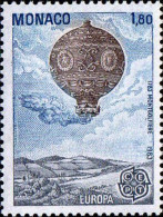 Monaco Poste N** Yv:1365 Mi:1579 Europa Cept Montgolfière 1783 - Fesselballons