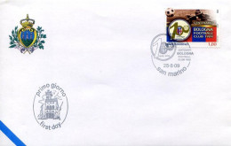 San Marino. Sport. Calcio 2009. Bologna. FDC. - Altri & Non Classificati
