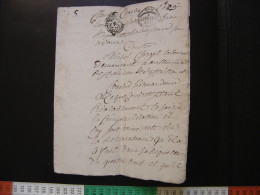 Cachet LA LOI LE ROI 8 Sols 39 Jura Manuscrit A Dechiffrer - Manuscripts