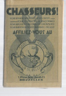 CHASSEURS Affiliez-vous Au ST Hubert  Club De Belgique - Chasse/Pêche