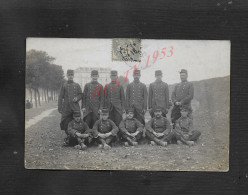 MILITARIA CARTE PHOTO SOLDATS XAVIER MARTIN PHOTO G CLEMENT PARIS ECOLE AINGENERIES À BELMONT DE TREIGNY GALLOIS : - Personajes