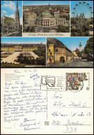 Wien Mehrbild-AK U.a. Mit Riesenrad Im Prater Schloß Schönbrunn Grinzing   1987 - Sonstige & Ohne Zuordnung