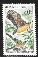 MONACO  -  TIMBRE N° 581 -   BERGERONNETTE  -   NEUF  - 1962 - Neufs