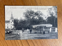 Chevalier De Laminne Sur Son Farman Château D’Oudoumont Verlaine - Verlaine
